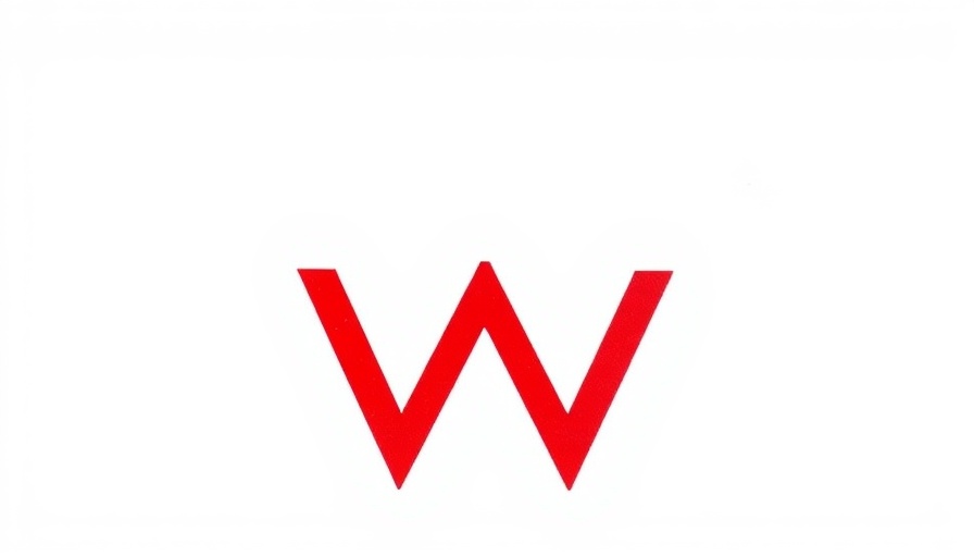 Bold red letter W on a white background, agentic AI concept.