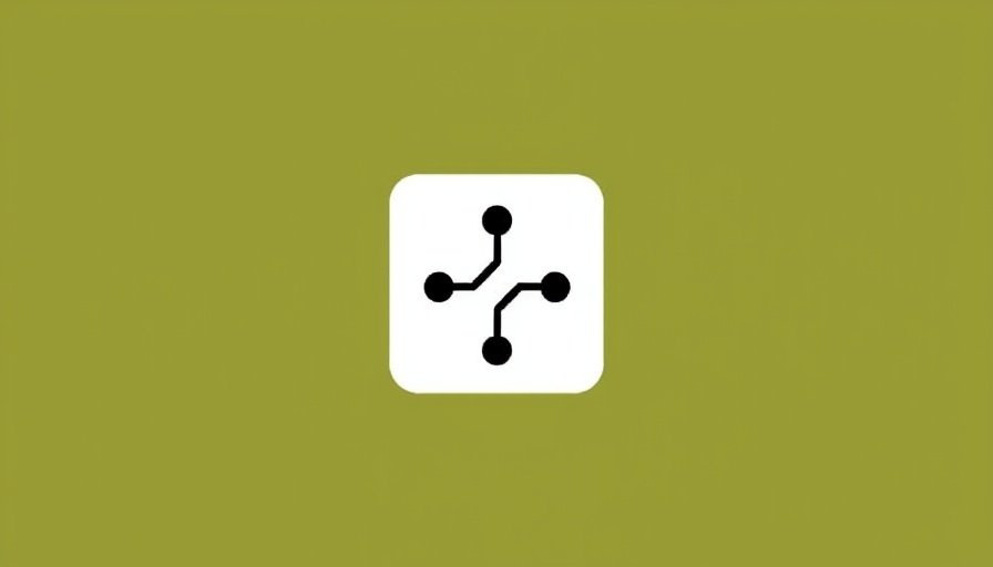 Minimalistic symbol for connectivity on olive background representing Anthropic AI