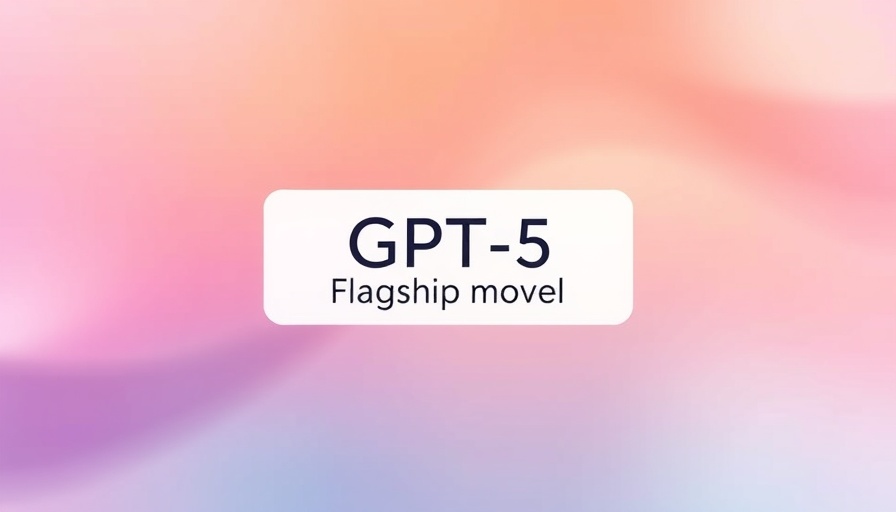 Colorful gradient background with GPT-5 label for a nicer AI experience.