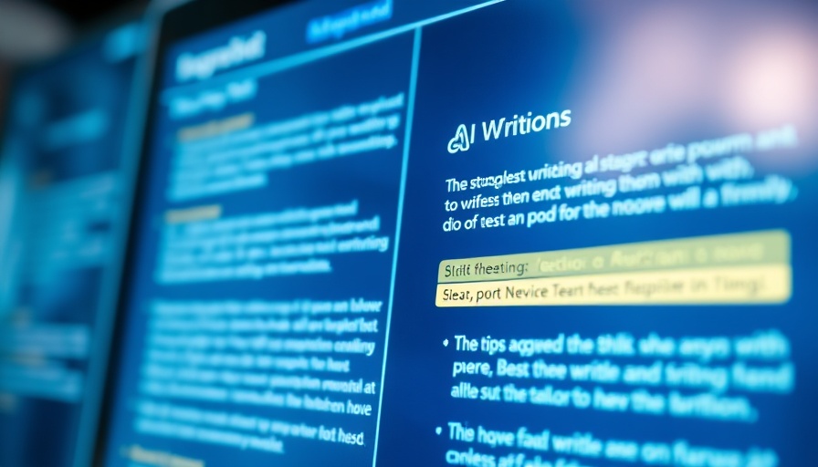 Interactive AI writing tool aiding student writing.