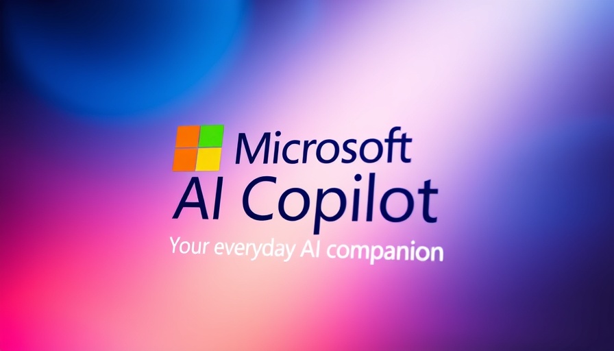 Microsoft AI Copilot logo with gradient colors.
