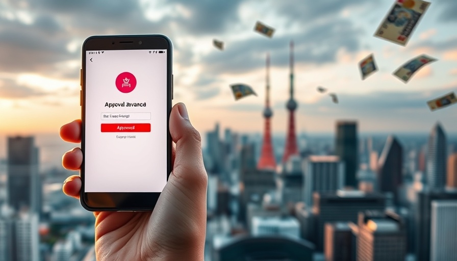 Pagaya Technologies AI fintech powerhouse in urban skyline with smartphone.