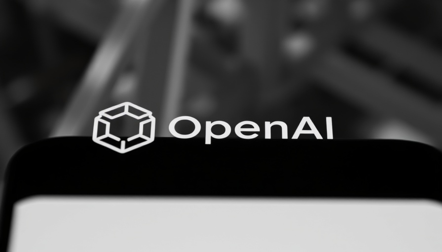 OpenAI logo displayed on smartphone reflecting leadership changes.