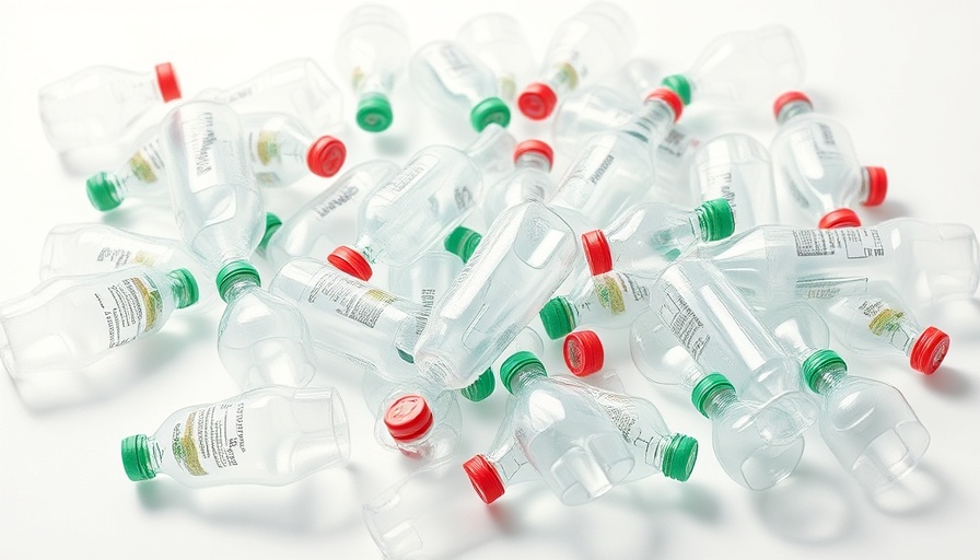 ProSocial AI and plastic management with empty bottles.