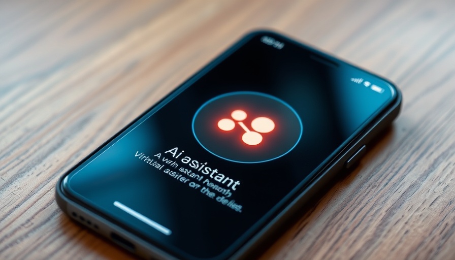 Apple Siri 2.0 interface on smartphone screen with virtual assistant icon.