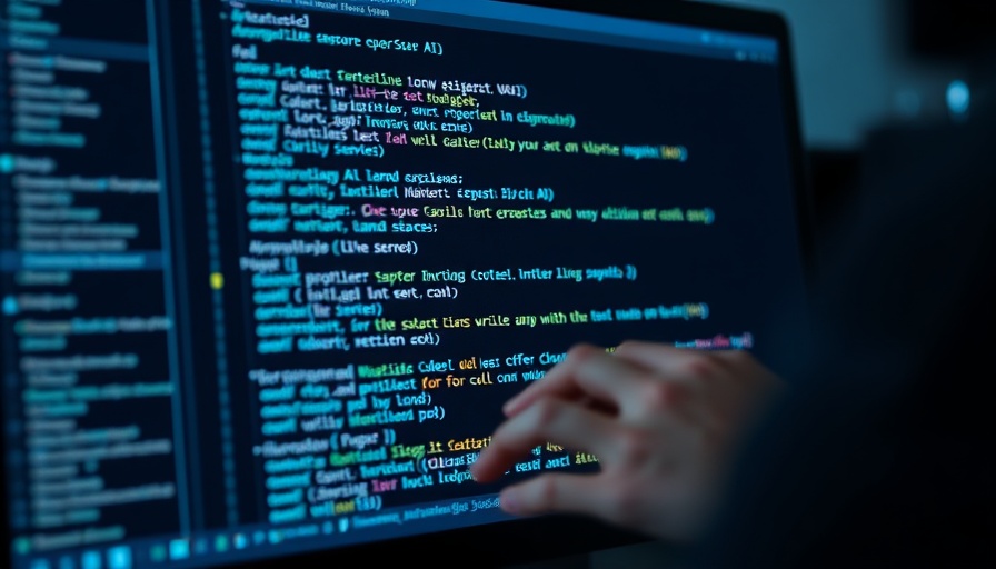 Open source AI code running on computer terminal with instructions.