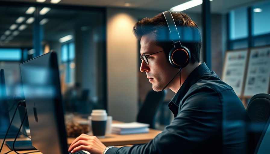 Professional working on multilingual tasks in a modern office, microsoft ai.