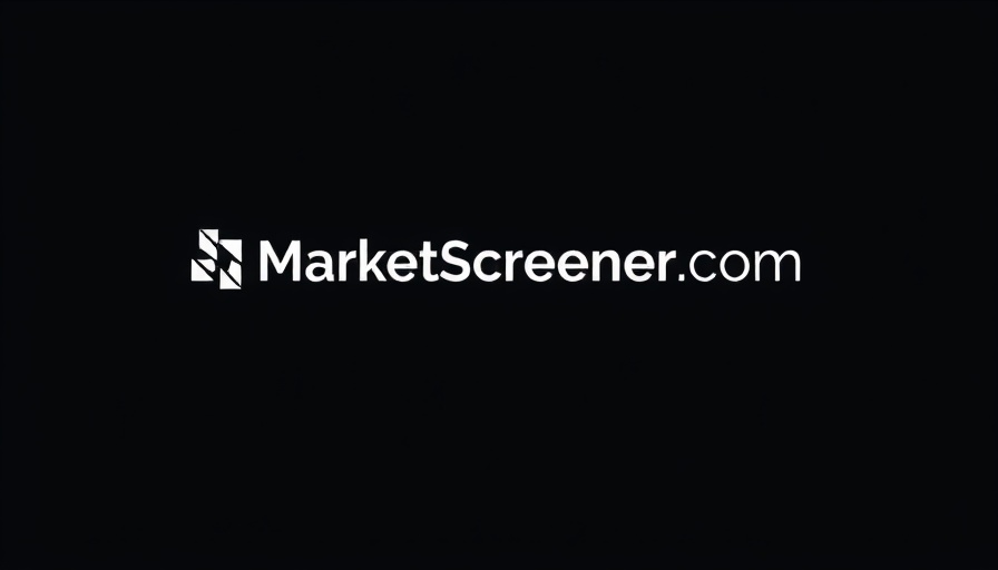 MarketScreener.com minimalist logo with dark background