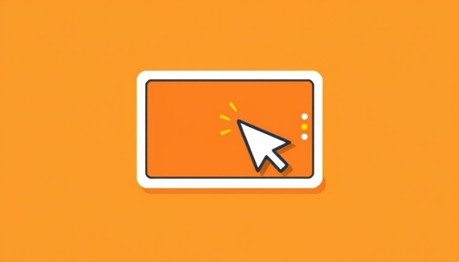 Minimalist illustration of computer window with arrow, Claude AI.