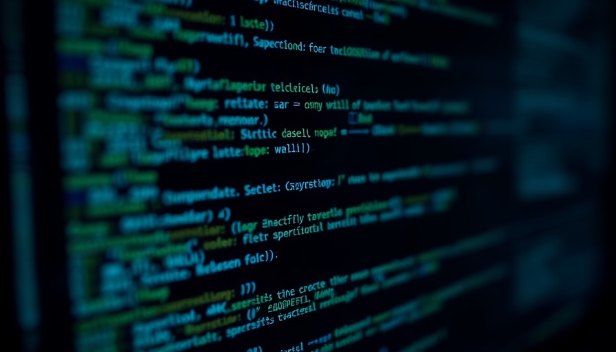Close-up of computer code representing San Jose AI capital.