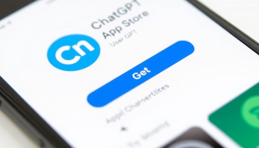 Close view of ChatGPT app page on smartphone.