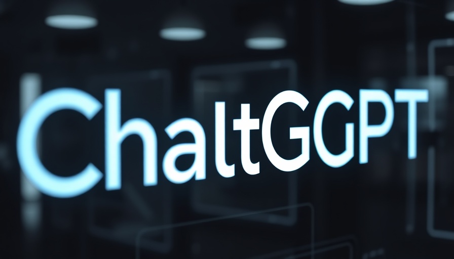 AI Safeguards for Vulnerable Users: glowing ChatGPT logo on dark screen.