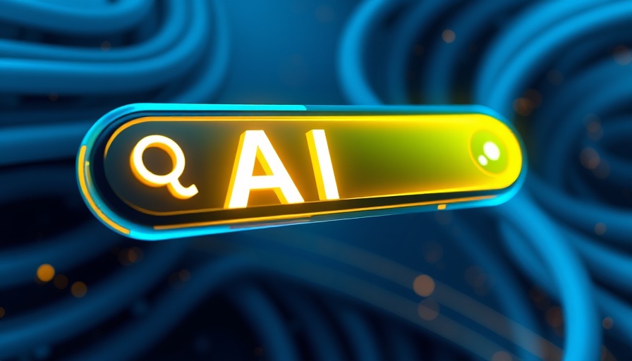 Colorful AI search bar highlighting AI Browsers Security Flaw.