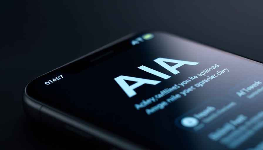 Close-up of smartphone with Claude AI interface display.
