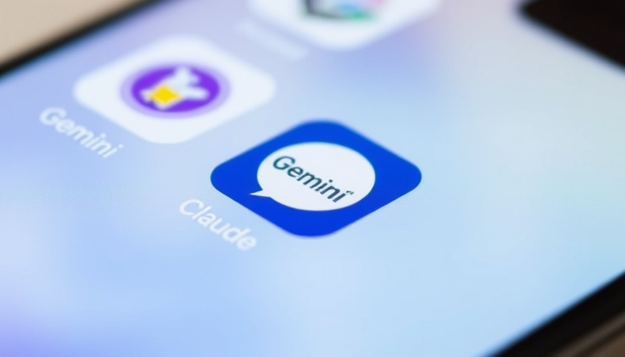 App icons for Gemini, Claude, ChatGPT on smartphone, Anthropic AI.