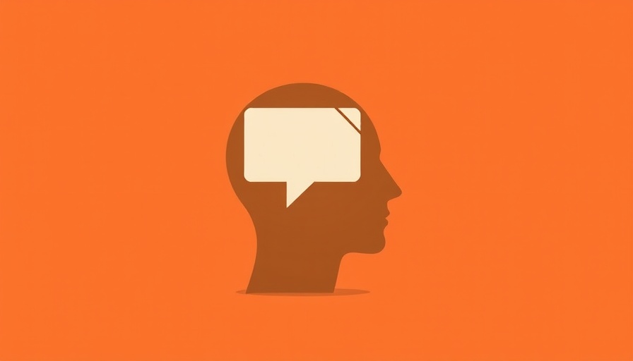 Abstract head with geometric speech bubble illustrating data communication, themed for Claude AI data use consent.