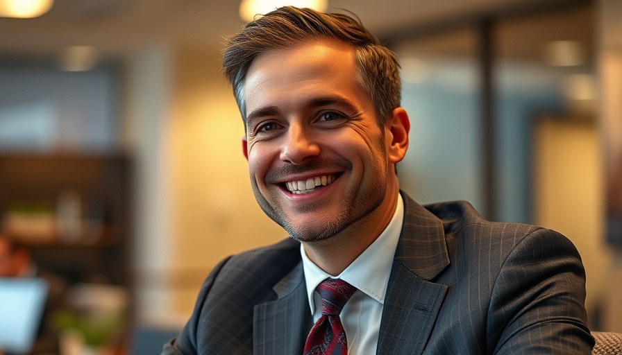 Professional man indoors, related to 'Sam Altman OpenAI fortune'.