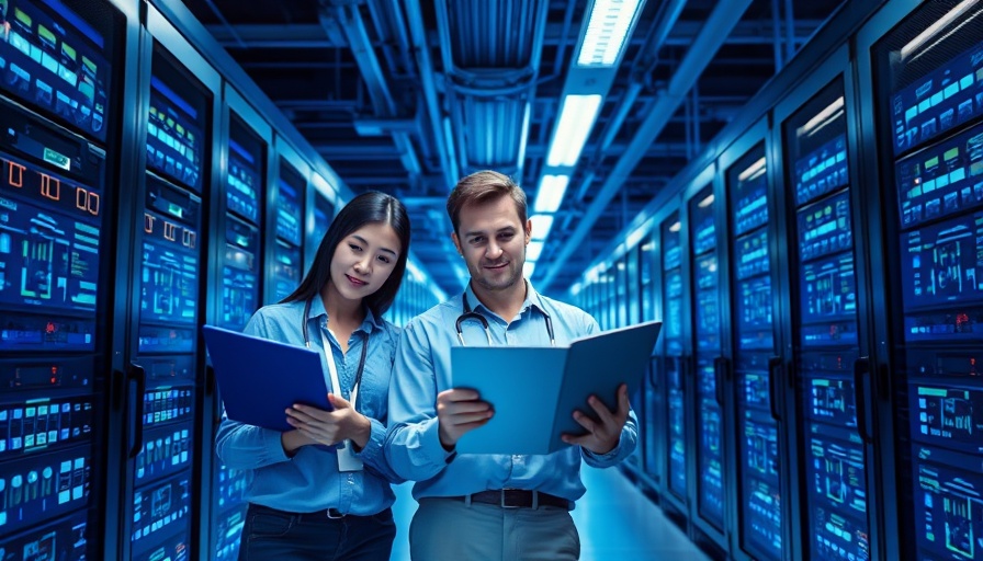 Professionals in data center analyzing technology, Nvidia AI growth prediction