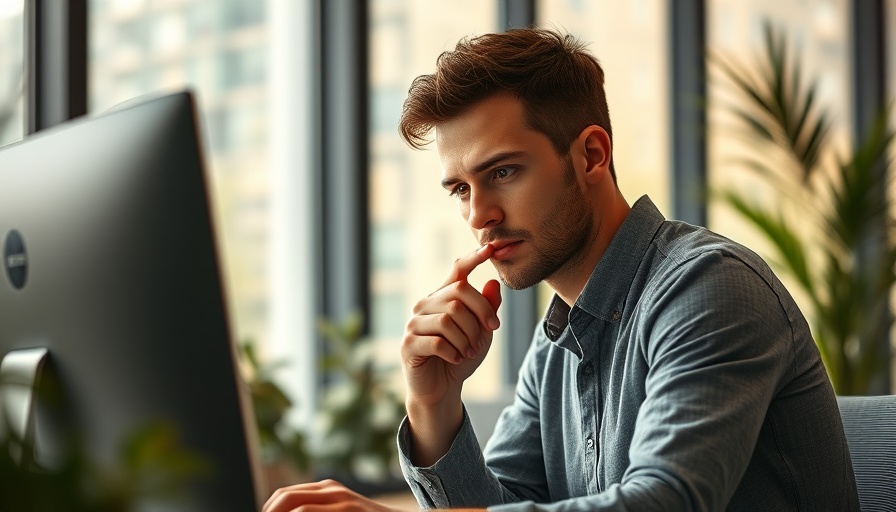 Man contemplating Nvidia buyback plan at work