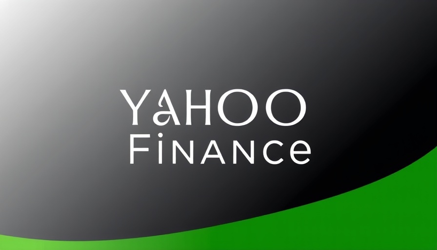 Yahoo Finance logo on black and green background, Global AI Instability