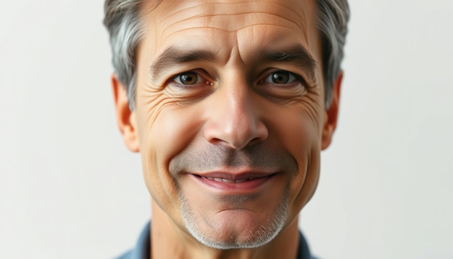 Confident man smiling against a white background.