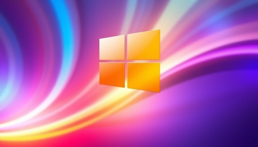 Vibrant Microsoft AI logo with gradient colors and sleek design.