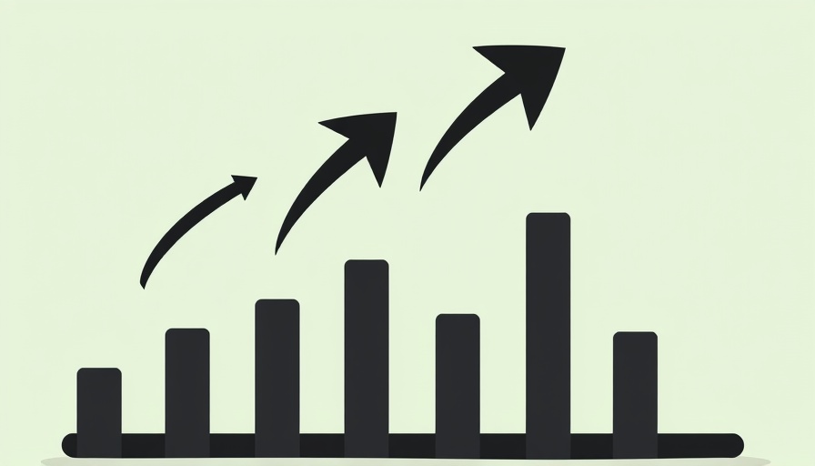 Minimalist graph showing upward trend for Anthropic AI funding