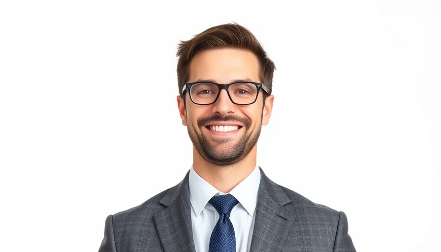 Confident man smiling, wearing a smart outfit, representing agentic ai.