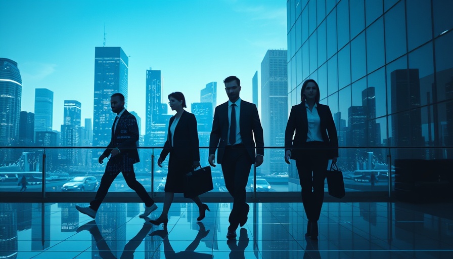 Abstract business professionals silhouette with digital network, HPE Profit Margins in AI Era