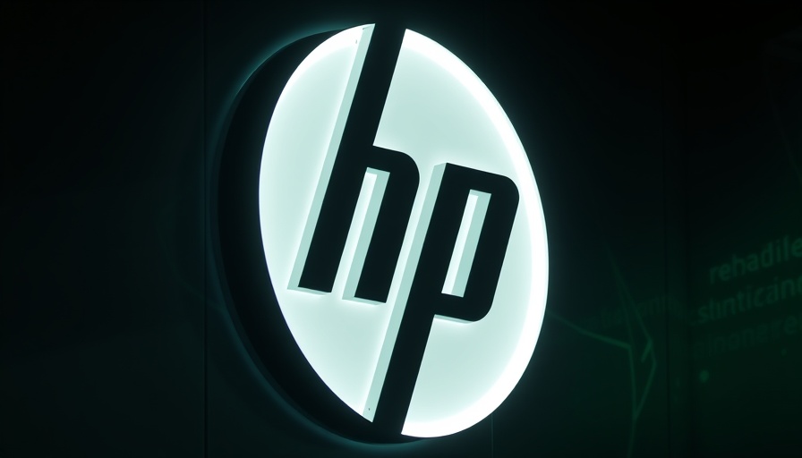 Illuminated HPE logo at exhibition showcasing agentic AI technology