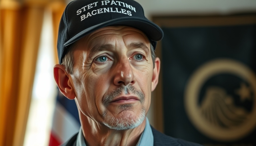Middle-aged man wearing black cap indoors, thoughtful expression.