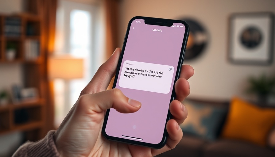 Close-up of Claude AI interface on smartphone.