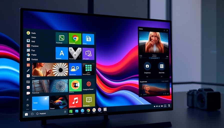 Windows 11 interface highlighting Microsoft AI enhancements.