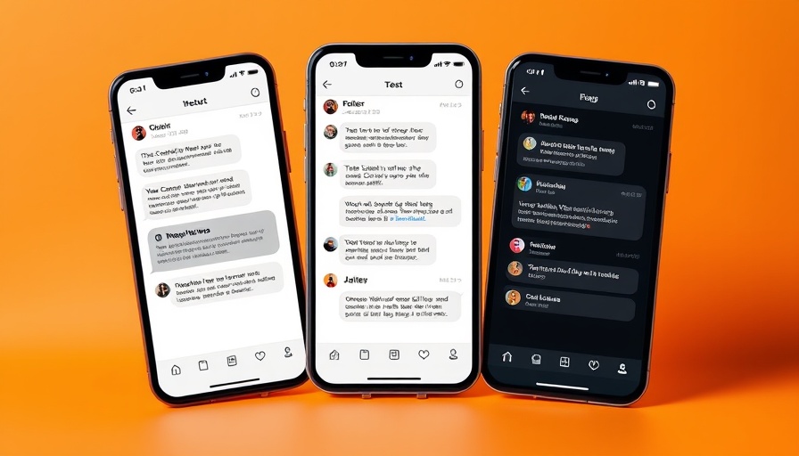 Smartphones displaying messages on anthropic settlement issues.