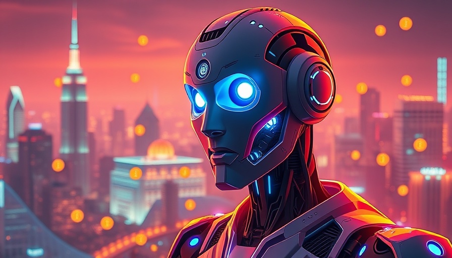 Claude AI predicts cryptocurrency trends in futuristic setting.