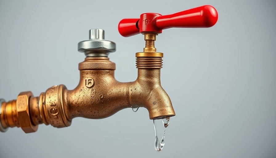 Leaking brass tap symbolizing Anthropic Claude AI data risk.
