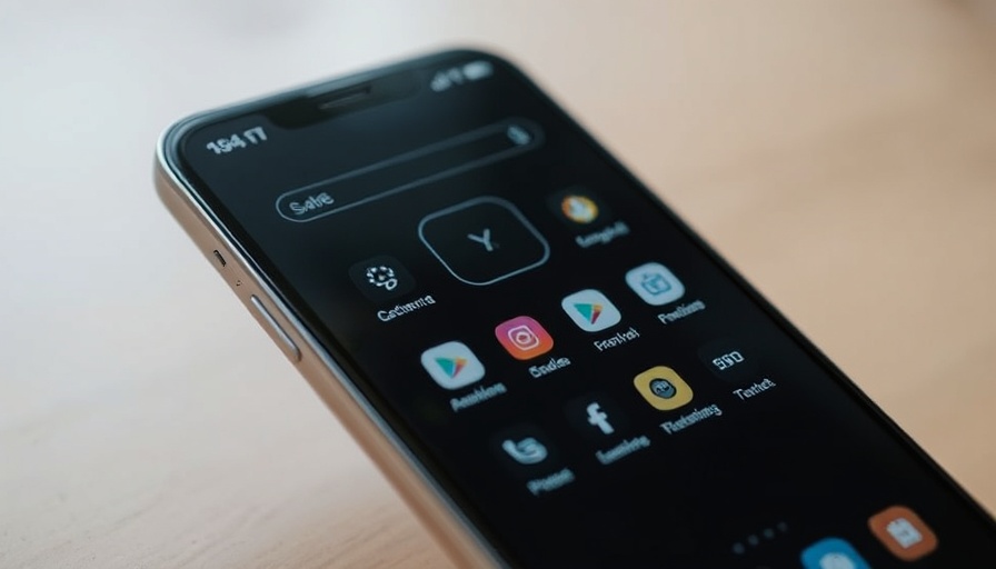 Smartphone displaying Perplexity AI app page in close-up view.