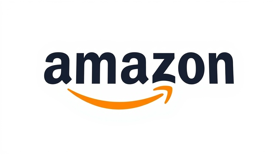 Amazon logo with smile arrow symbolizing delivery.