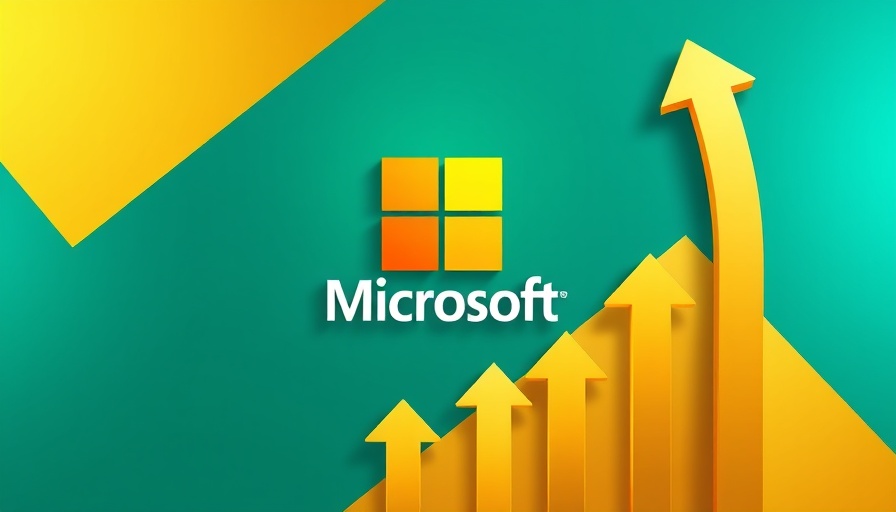 Modern abstract Microsoft logo with upward arrows for growth and innovation.