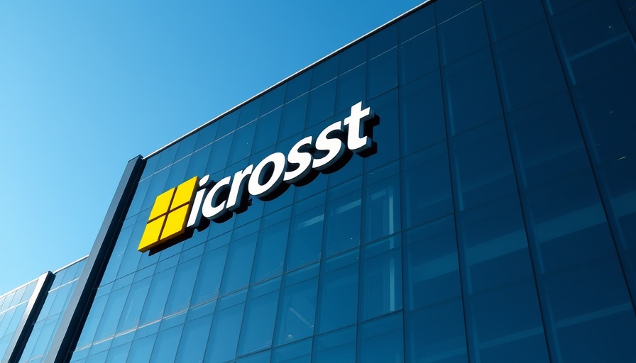 Microsoft building exterior with glass facade in daylight, symbolizing modern tech and anthropic AI.