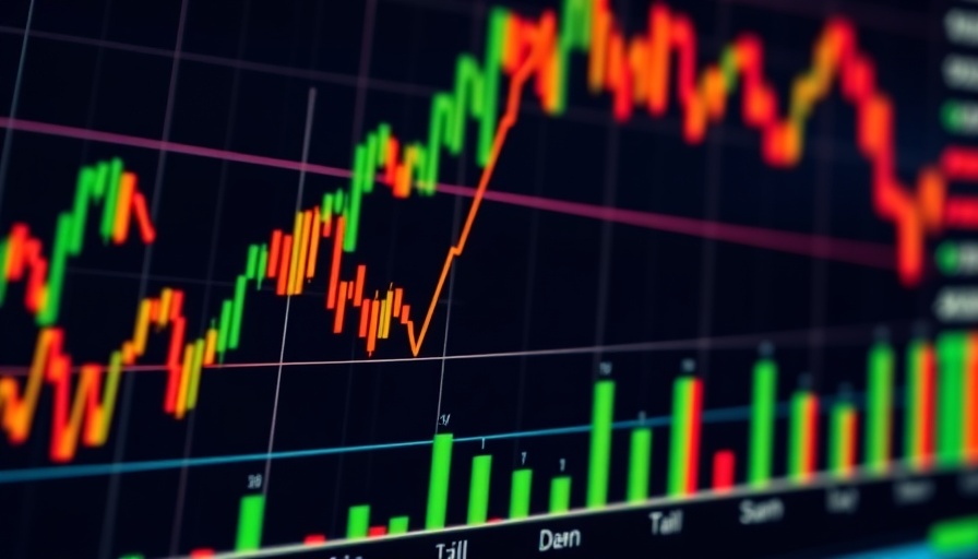 Financial chart showing upward trend, highlighting Nvidia stock performance.