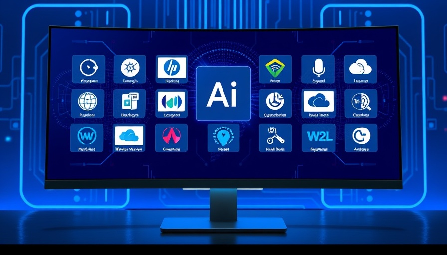 Interface showcasing affordable AI tools in a futuristic design.