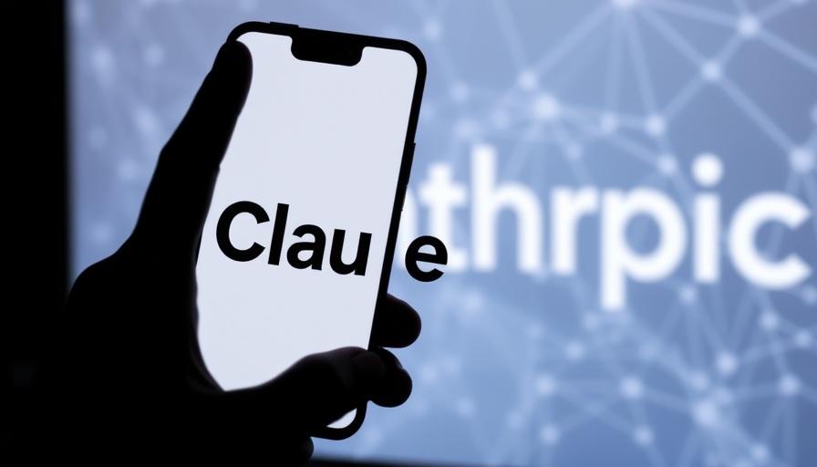 Concept of Anthropic memory feature with 'Claude' on phone.