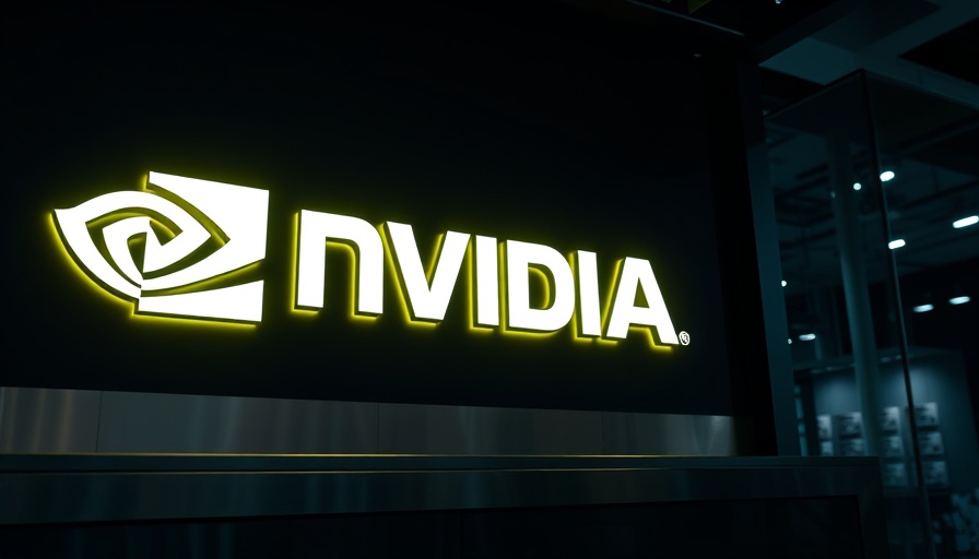 Nvidia logo glowing in a dark setting, representing DGX Cloud strategy.