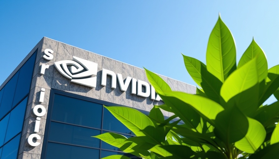 Nvidia logo on modern building; Nvidia gaming focus