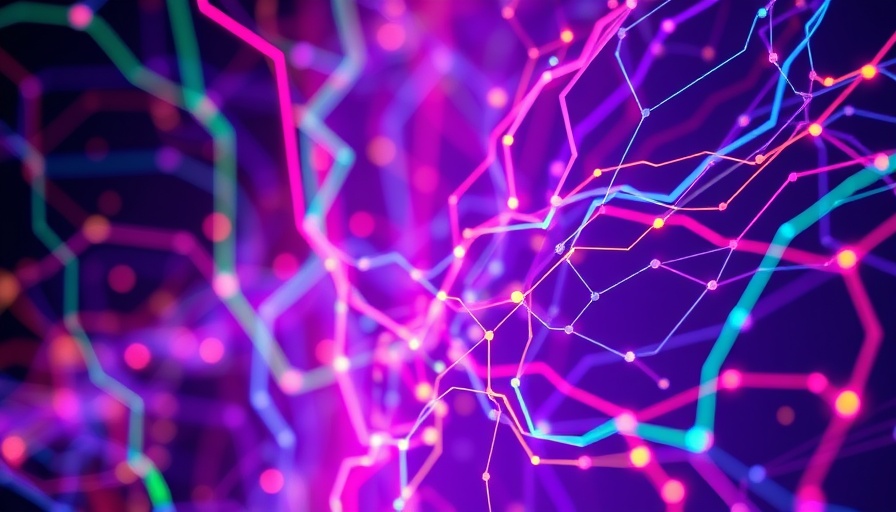 Colorful abstract neural network representing prosocial AI.