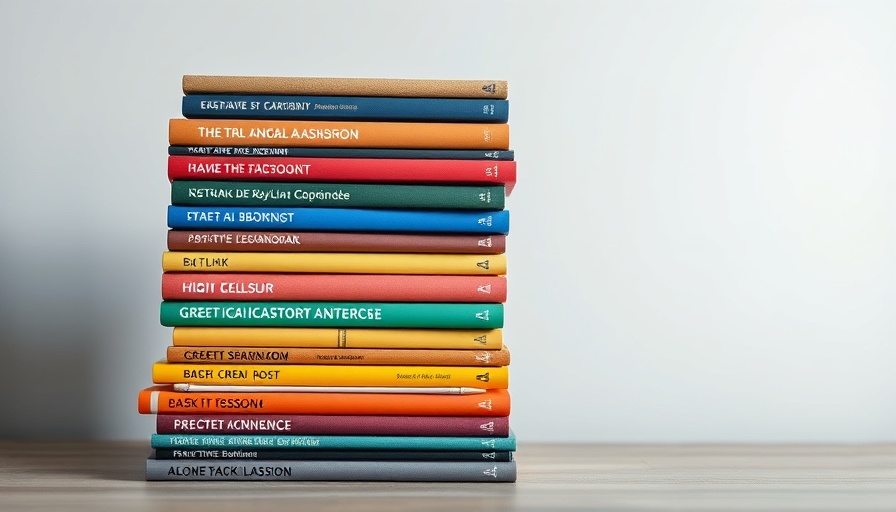 Colorful stack of books symbolizing knowledge and copyright, Anthropic AI copyright settlement.