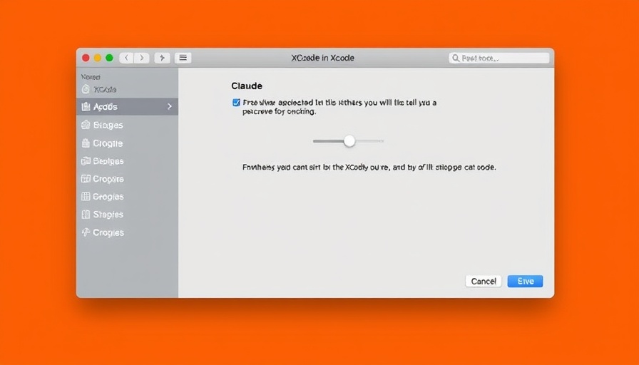 Xcode settings showing Claude in Xcode integration option.