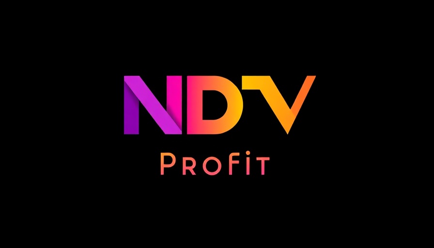 NDTV Profit logo on black background