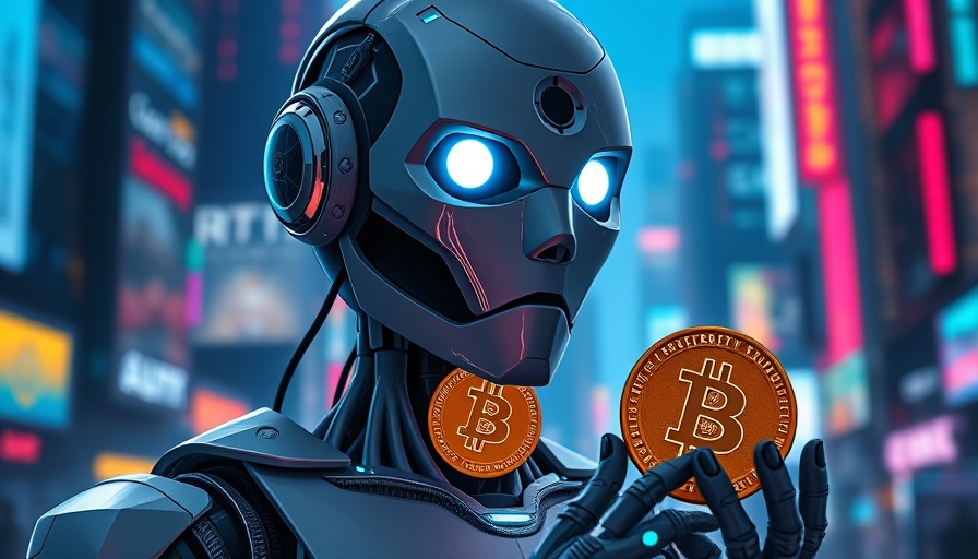 Perplexity AI predicts price with futuristic robot and crypto.